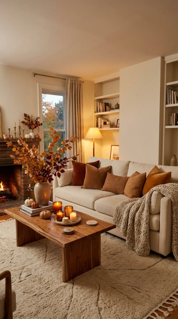 Decorate the Living Room With Warm Textiles