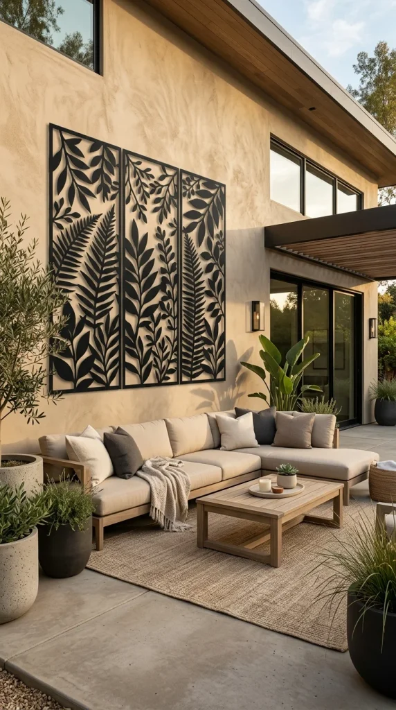 Hang Oversized Metal Wall Art