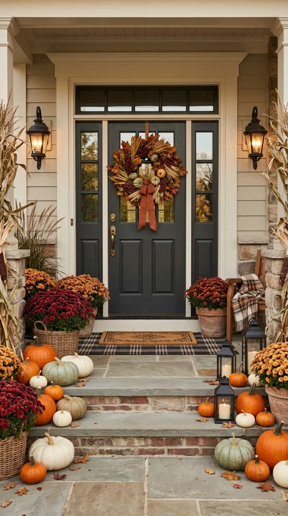 Hang a Classic Fall Wreath