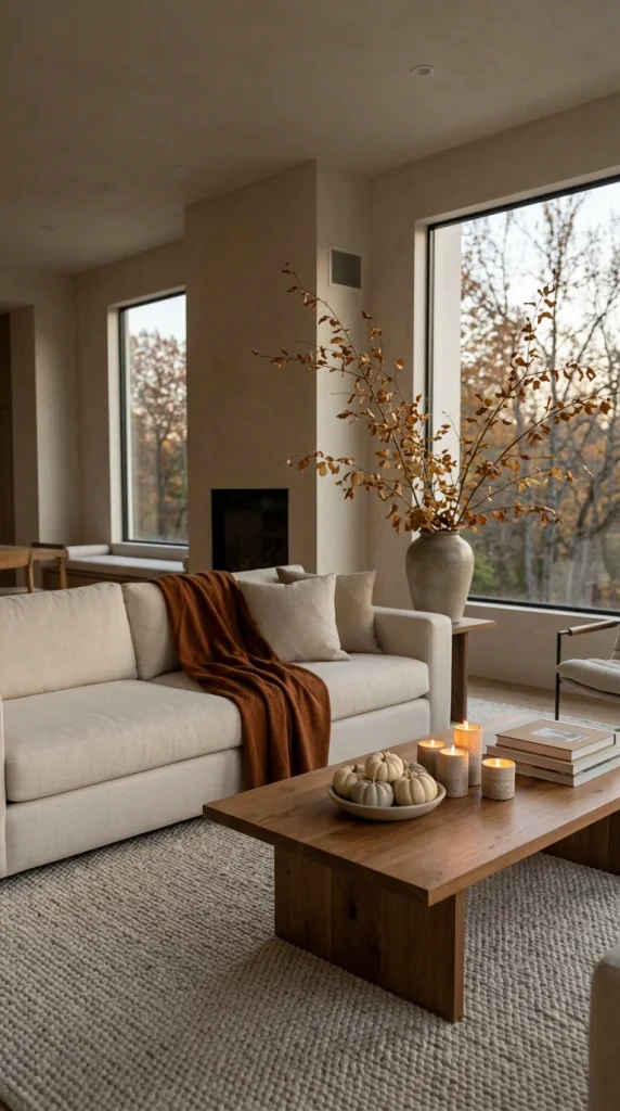 Keep Fall Decor Minimal and Intentional