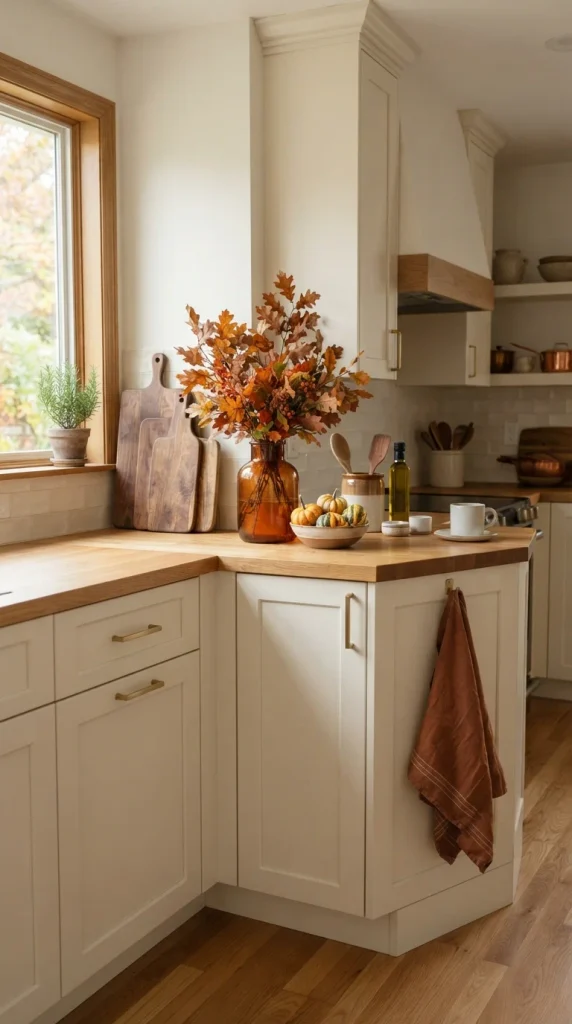 Keep Fall Kitchen Decor Simple