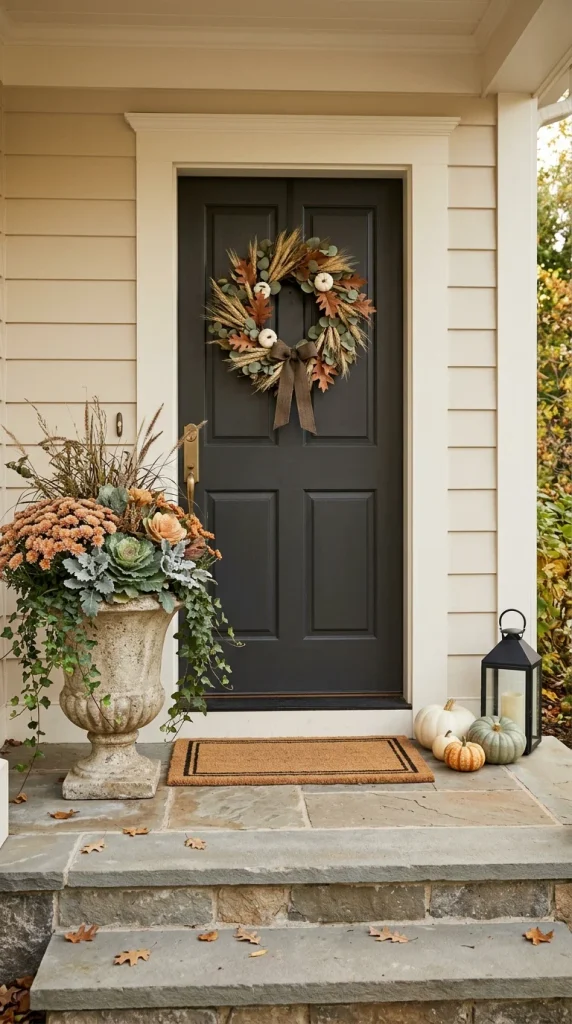 Keep Outdoor Fall Decor Simple