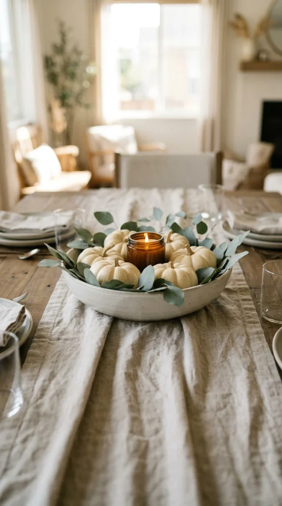 Keep the Centerpiece Simple and Low