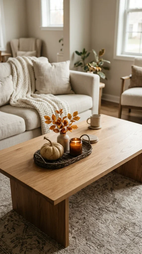Keep the Coffee Table Simple and Functional