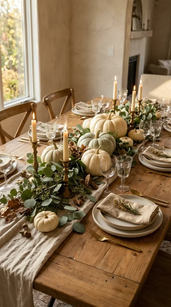 Layer Cream Pumpkins Down the Center