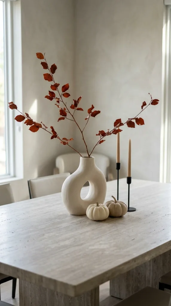Make a Modern Minimal Fall Centerpiece