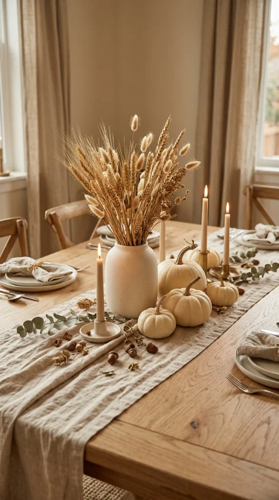Make a Neutral Fall Centerpiece