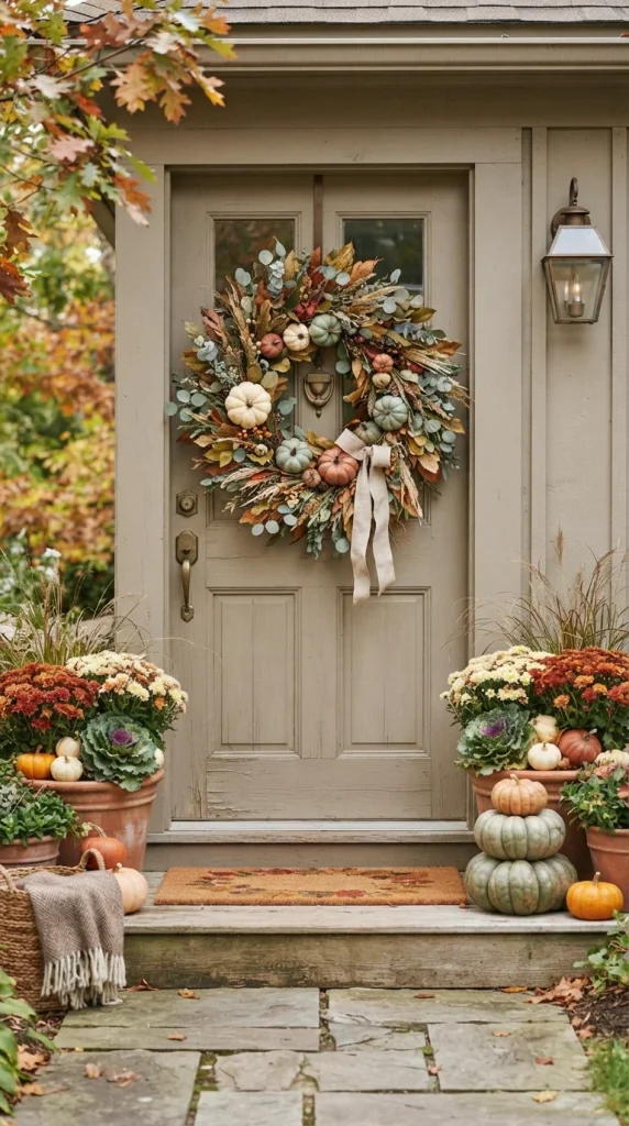 Mini Pumpkin Fall Wreath