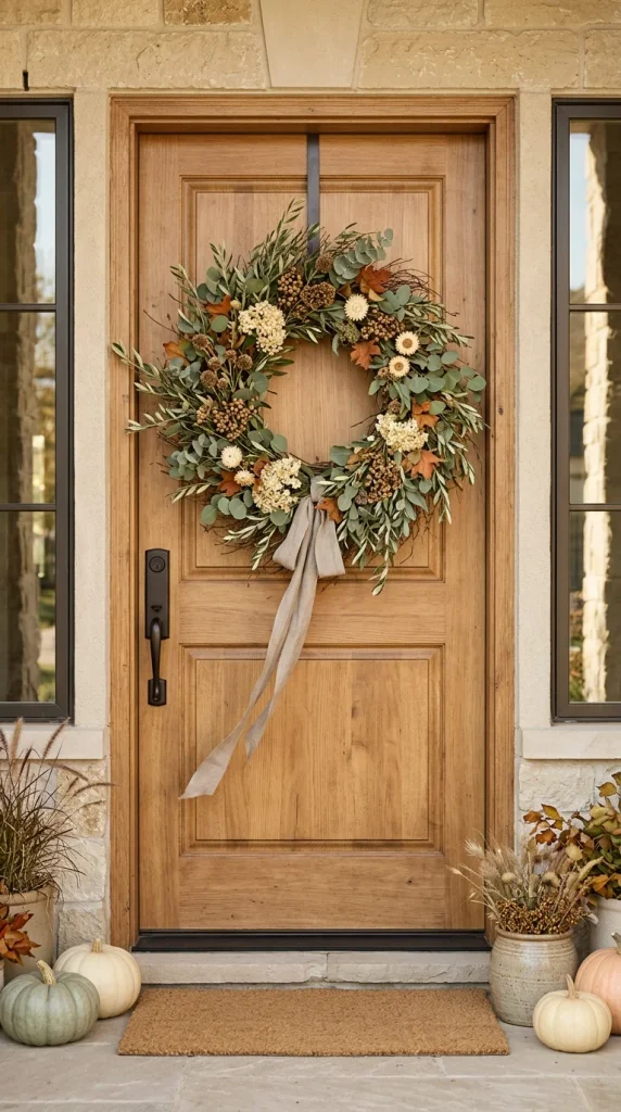 Olive Green Fall Wreath