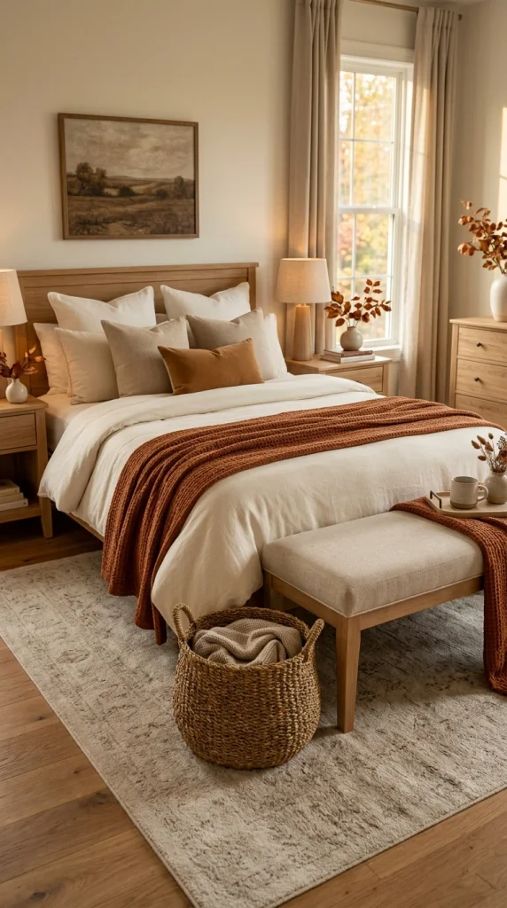 Place a Cozy Bench at the Foot of the Bed