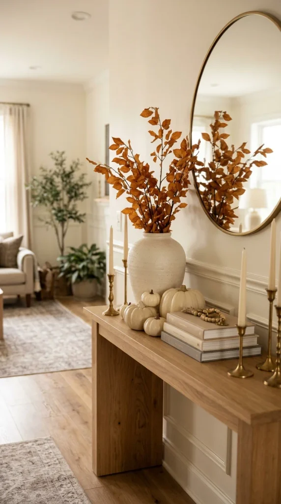 Style a Console Table for Fall