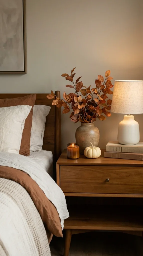 Style the Nightstand for Fall