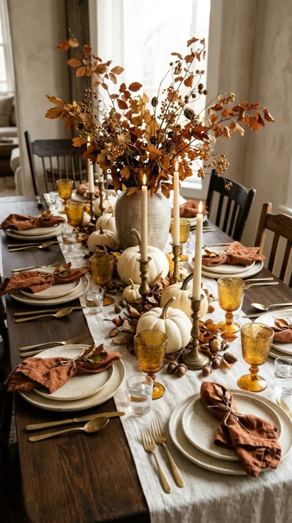 Style the Table With Amber Glassware