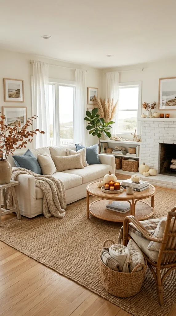 Try a Coastal Fall Decor Style