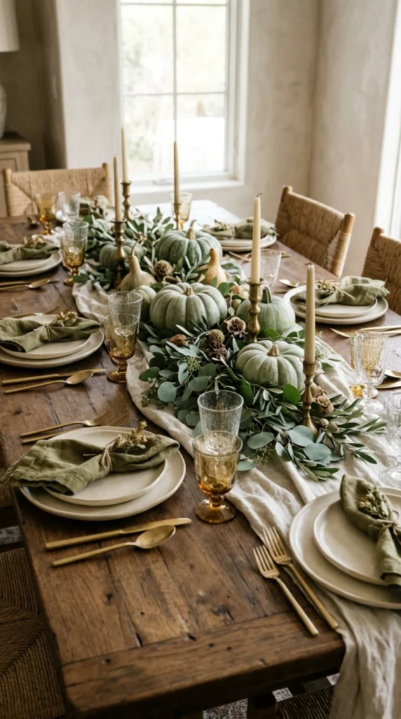 Try an Olive Green and Cream Palette