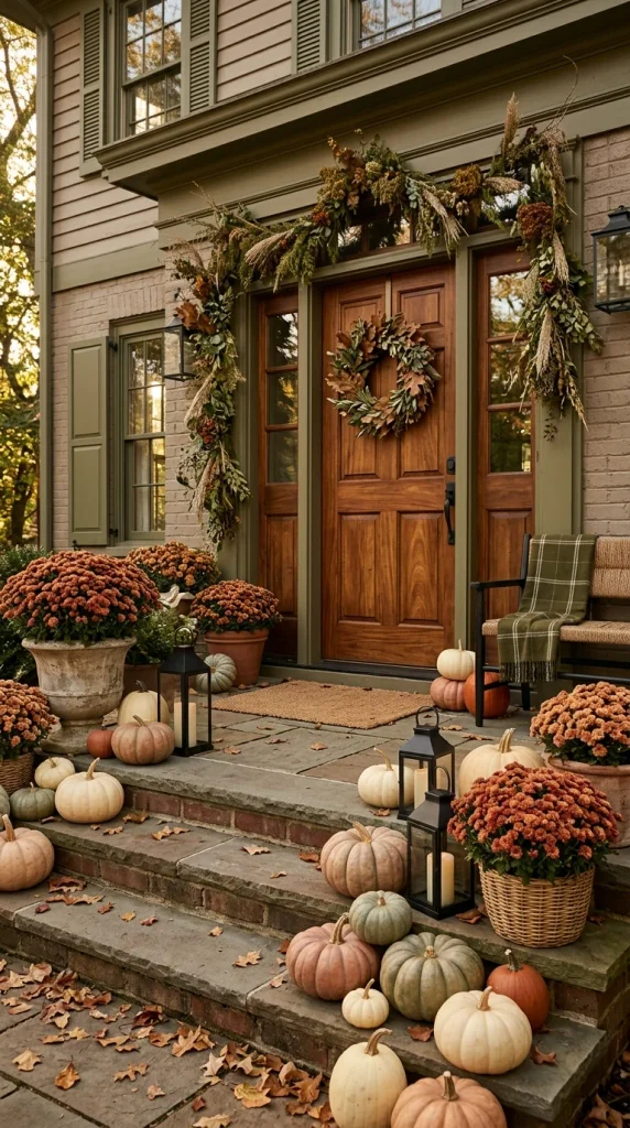 Try an Olive Green and Rust Palette