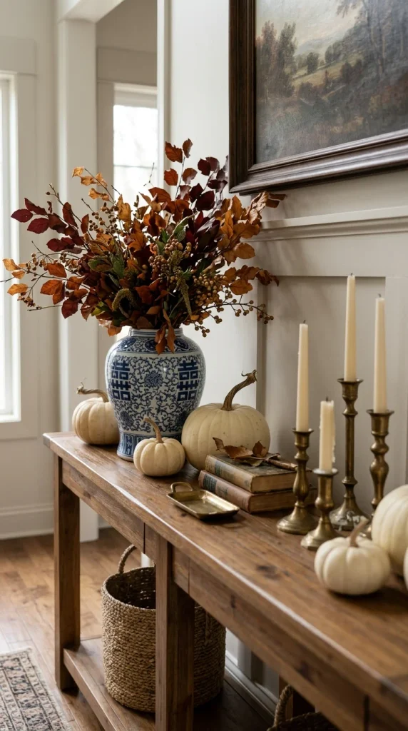 Use Blue-and-White Ceramic Vases