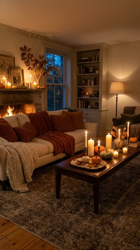Use Candles for Warm Evening Ambience