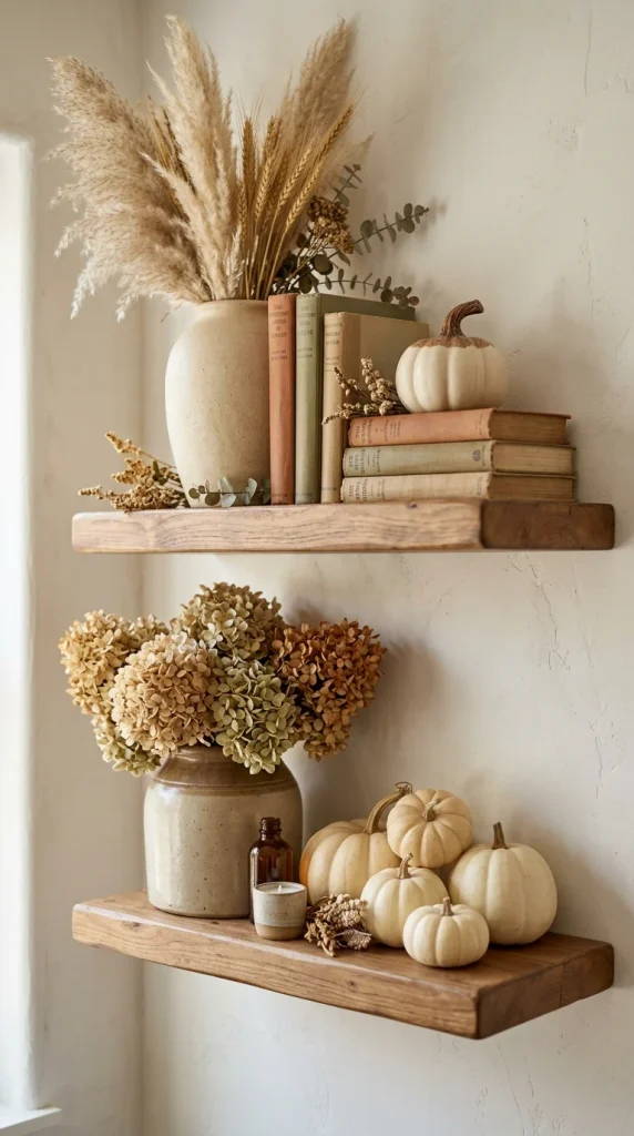 Use Dried Flowers and Wheat
