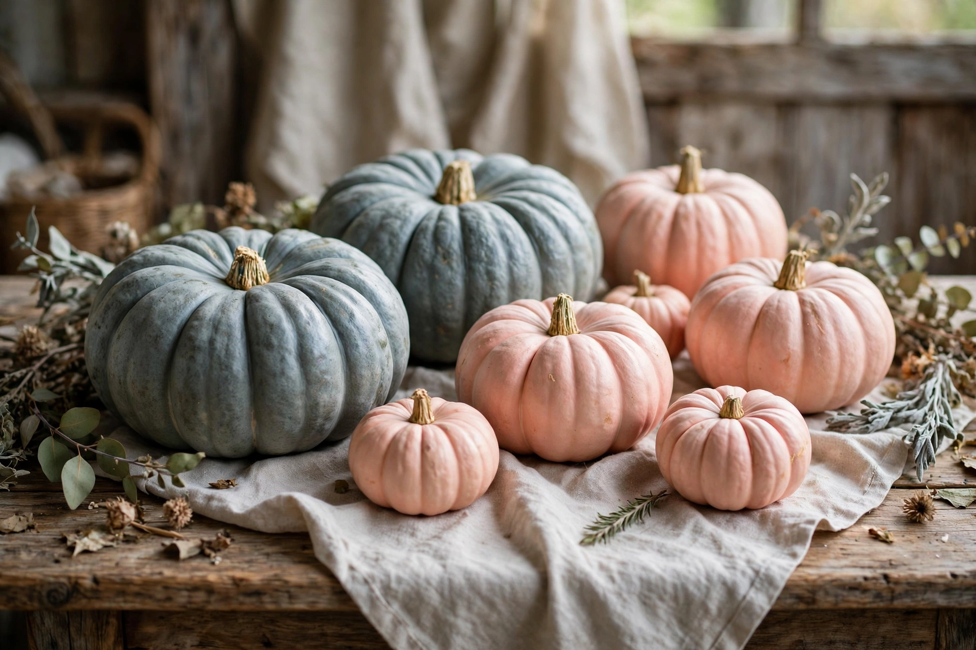 12. Use Heirloom Pumpkins for a Sophisticated Display